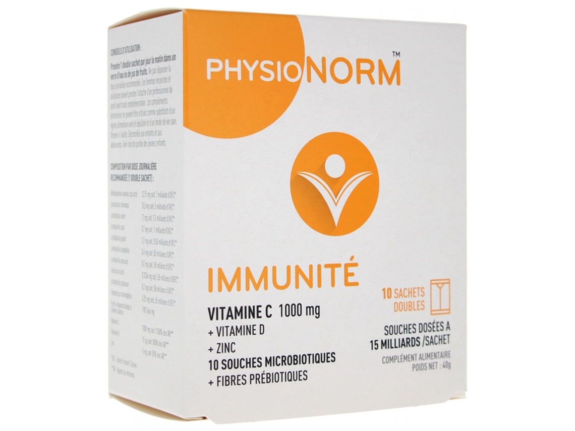 Physionorm Inmunidad 10 Sobres Dobles LABORATOIRE IMMUBIO