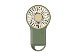 Yuysan Mini Ventilador de Bolsillo USB Recargable Portátil de Escritorio Eléctrico con Gancho Y17 500mAh Verde