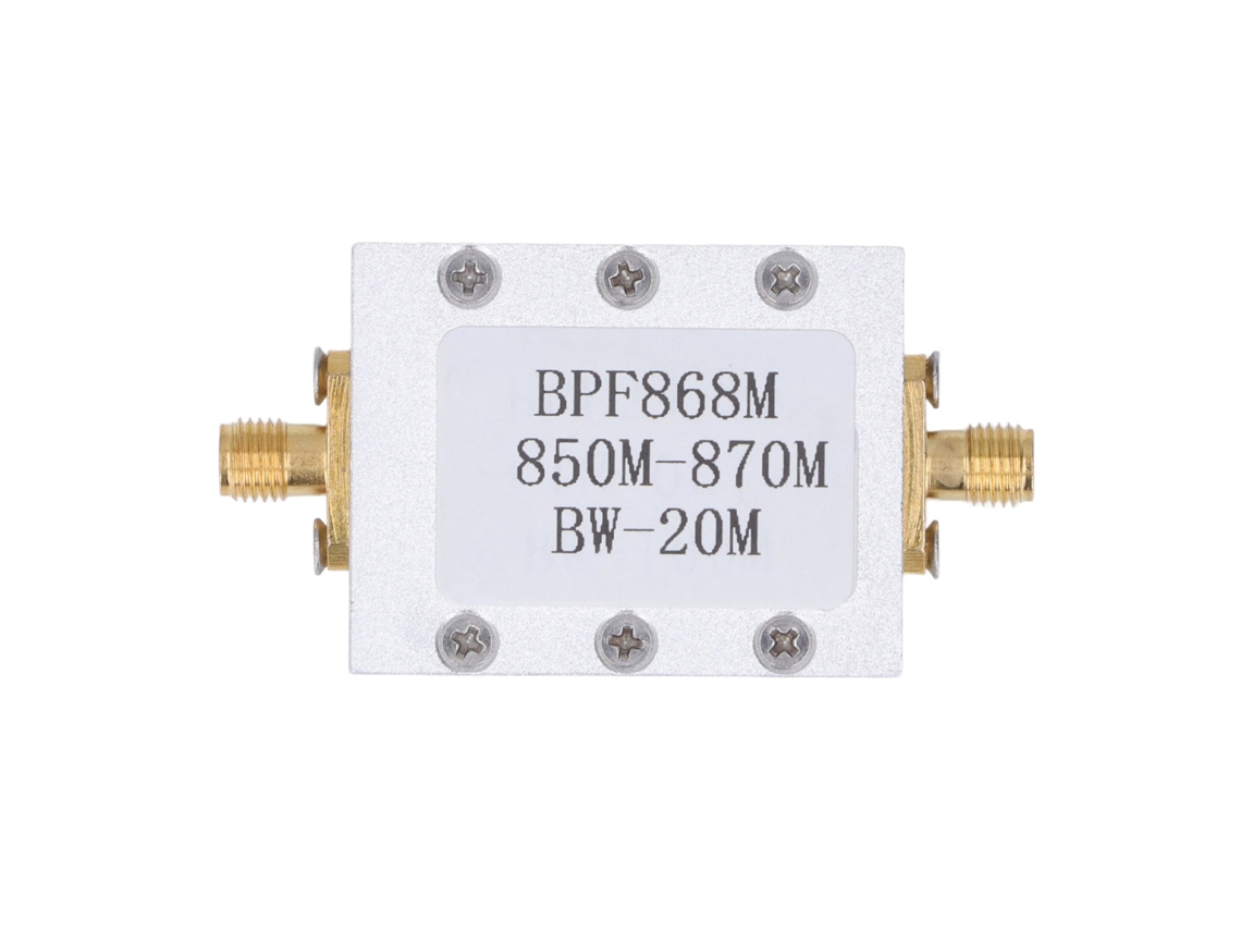 Filtro Pasabanda Fm 850-870mhz Bpf868m Interfaz Sma K Con Cubierta, Componente Electrónico
