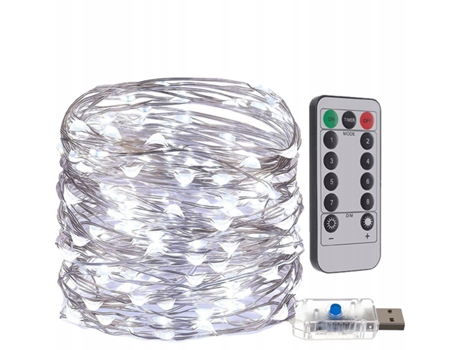 Iluminación del árbol de Navidad - LED - luz blanca fría