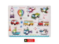 Juego de rompecabezas de transporte Digitallab AHC5 (edad mínima 3 años)