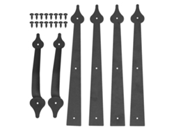 Manilla Y Herrajes Decorativos De Hierro Forjado Estilo Americano Para Puerta De Garaje.