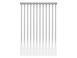 12 Palillos Para Mezclar Cócteles, Palillos De Acero Inoxidable 304 De Primera Calidad, 19 Cm