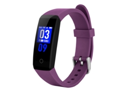 Pulsera Inteligente (frecuencia Cardíaca, Presión Arterial) W8 Rastreador Deportivo De Fitness (morado)