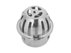 Desagüe de suelo redondo de acero inoxidable para baño, hogar, jardín, balcón, 75 mm