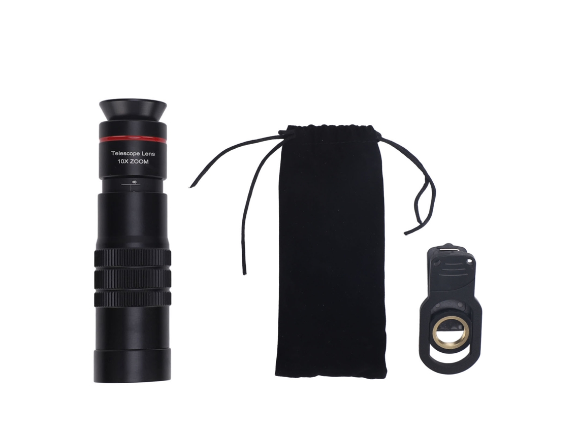 2026yncm-lente Telescopio Para Móvil 10x Zoom Clip Monocular Portátil Para Smartphone