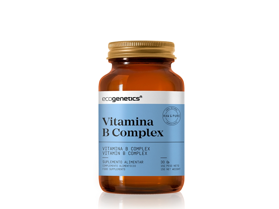 Complemento Alimentar ECOGENETICSN Vitamina B Complex (30 Cápsulas)