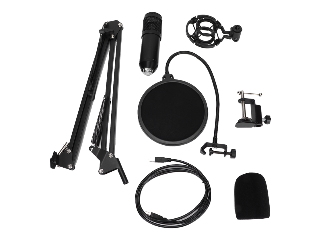 Kit De Micrófono Usb Profesional Con Soporte Para Videojuegos, Grabación Doméstica Y Estudios De Radio.