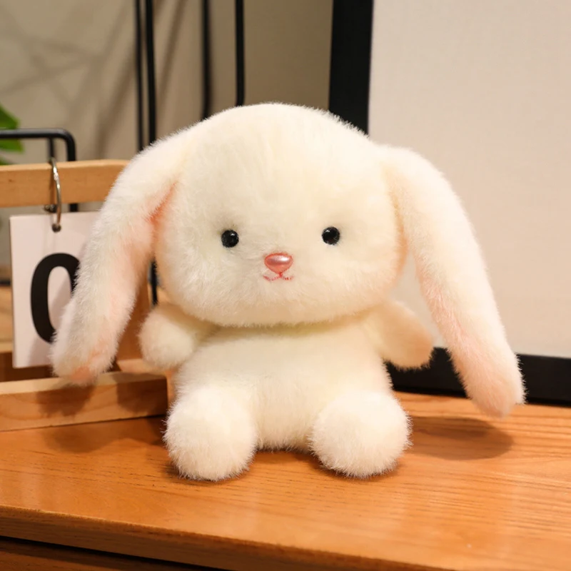 (conejo De 17 Cm) Lindo Peluche Realista De Animal De Dibujos Animados Estilo Anime