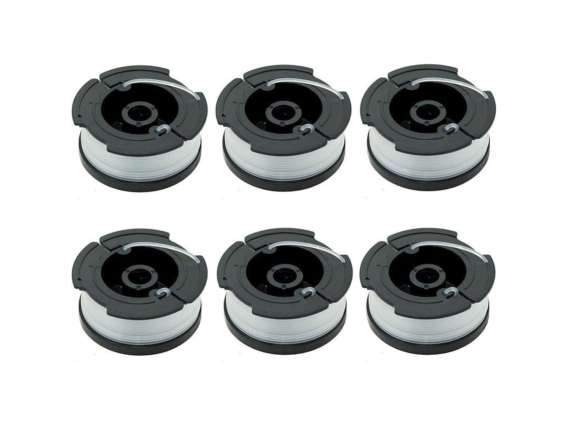 6 Rollos A6481 A6485 Para Cortadoras Black Decker, Cuerda De Nailon De 10 M
