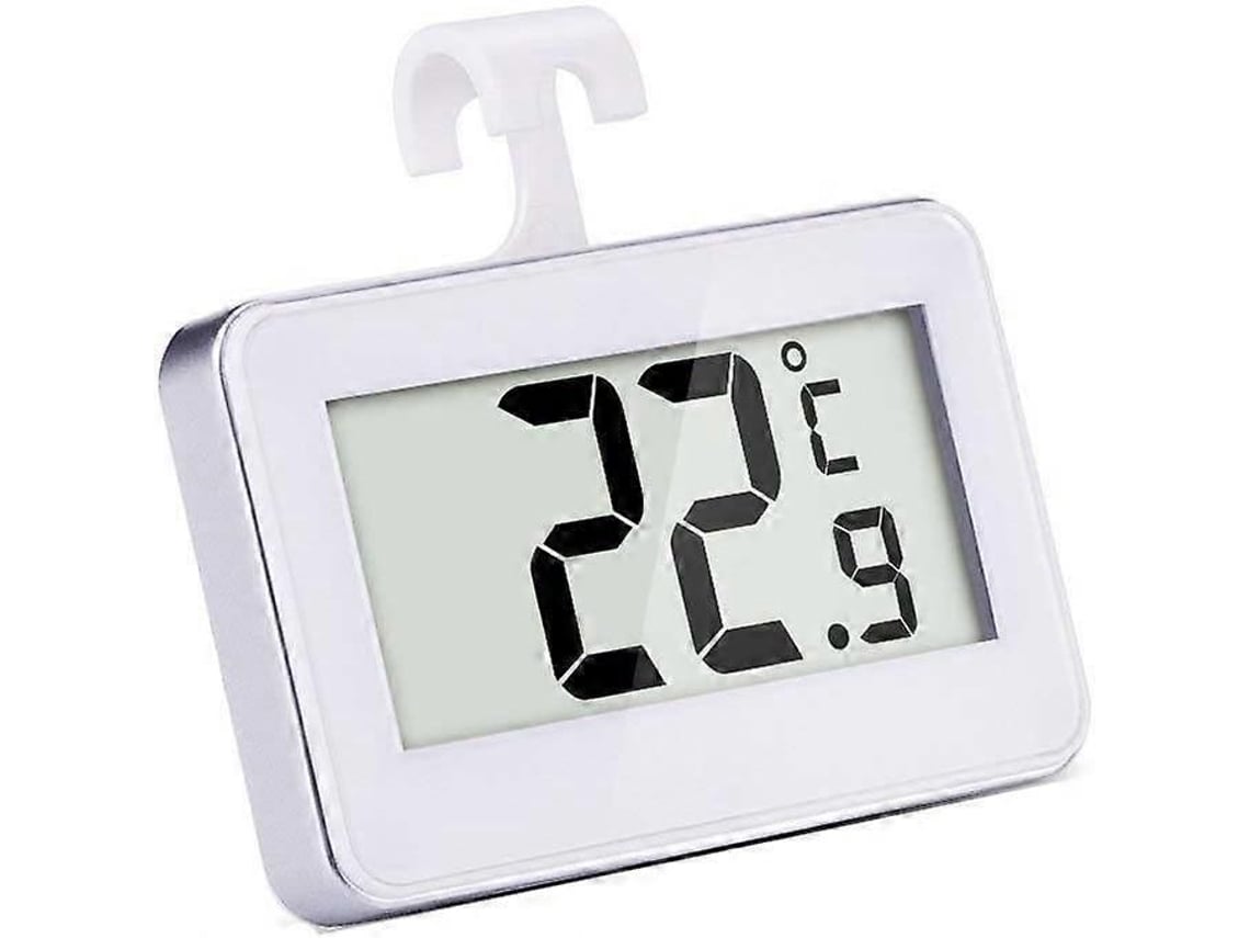 Termômetro Digital Para Geladeira, Termômetro Digital Para Freezer E Monitor De Temperatura Ambiente, Branco