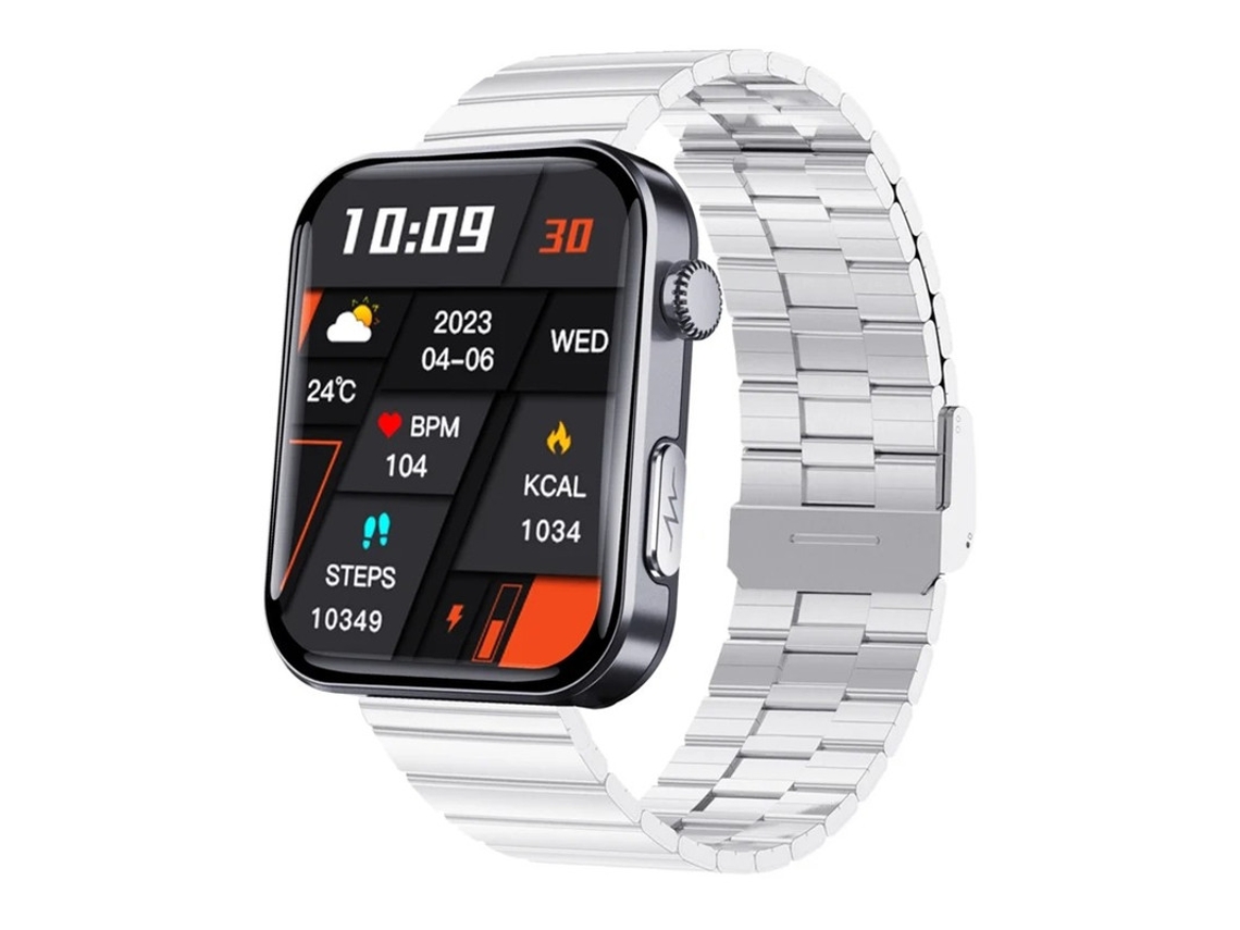 Reloj Inteligente Yizhood Con Pantalla De 2,01 Pulgadas, Monitoreo De Ecg Y Múltiples Funciones De Salud (negro)