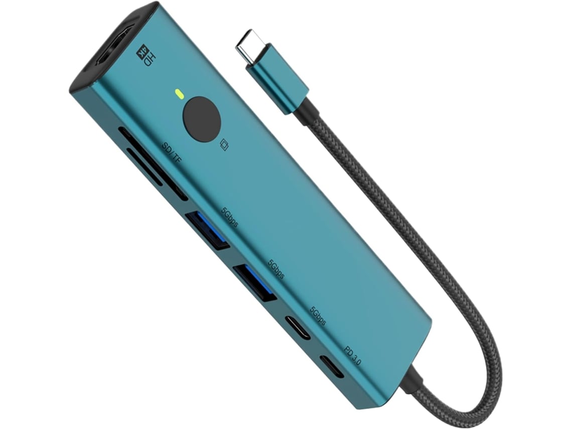 Estación De Acoplamiento Usb Hub Usb3.0 | Adaptador Multipuerto C |