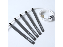 Enrollador De Cables De 140 Mm, Organizador De Cables Para Gestión De Cables De Auriculares Usb, 20 Unidades.