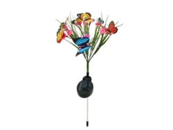 2 Luminárias De Flores Solares À Prova D‘água, Luminárias De Flores Led Simuladas, Para Decoração De Jardim Ao Ar Livre