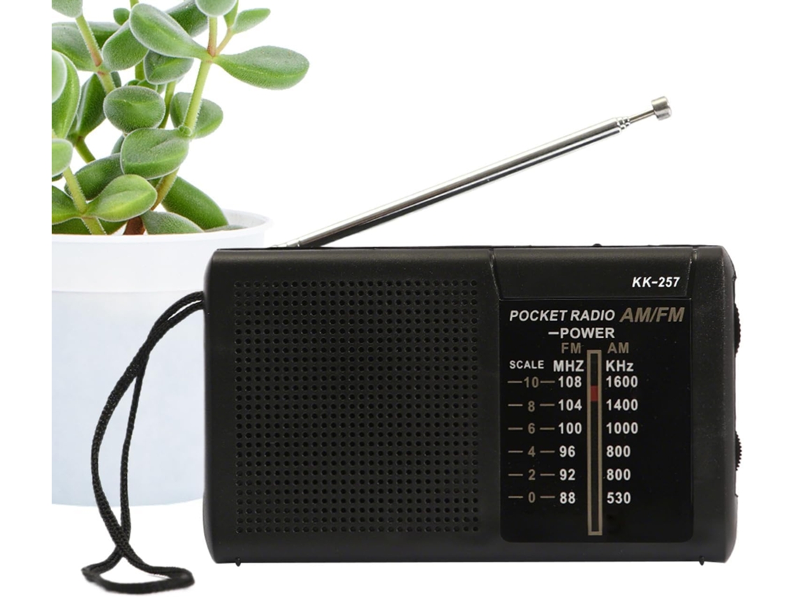 Radios AM Portátiles, Radios Pequeñas con Altavoz y Sintonizador AM/FM, Radios Electrónicas Compactas con Bajos Estéreo para Uso en Cocina.