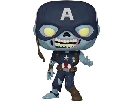 Figura Pop! Marvel What If ...? Zombie Capitán América Modelo 948 58254 FUNKO