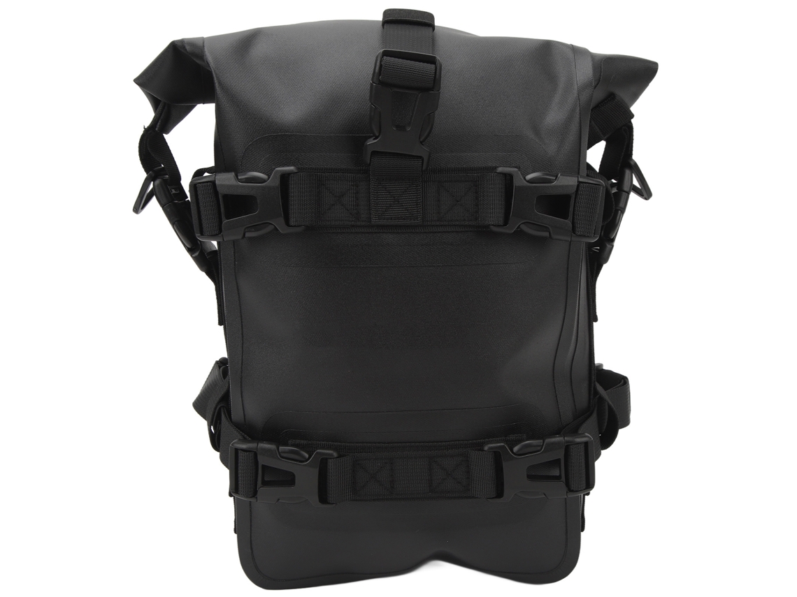 2026-bolsa Para Moto 4l Impermeable Desmontaje Rápido Universal Bolsa Trasera Lateral Para Viajes Negra