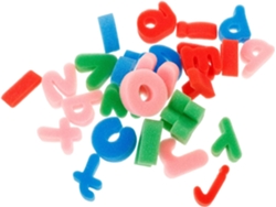 Juego De 26 Esponjas Para Pintar Para Niños Y Niñas, Kit De Pintura De Alfabeto Para Manualidades.