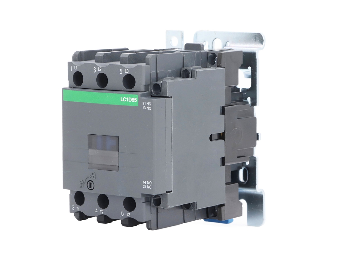Contactor Eléctrico De 65 A Y 380 V Ca, Alta Sensibilidad, Conductividad, Resistente Al Calor, 1 Contacto Normalmente Abierto (no) Y 1 Contacto Normalmente Cerrado (nc).