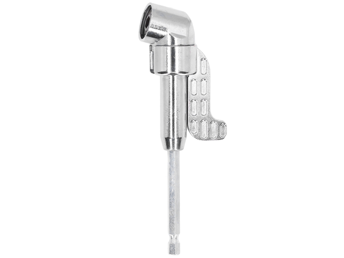 Adaptador de broca de ángulo recto de 105° con funda hexagonal de 1/4" para destornillador