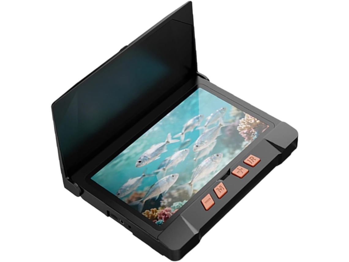 Detector De Peces Subacuático, Pantalla Lcd De 17,8 Cm, 3000 Nits, Batería De 10 V.