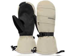 Guantes De Esquí De Invierno Para Hombre, Con Aislamiento Exterior, Resistentes Al Viento, De Forro Polar, Impermeables, Con Pantalla Táctil.