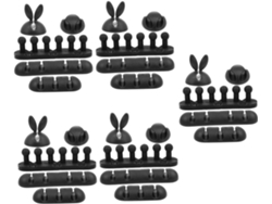 Juegos De Clips Metálicos Para Enrollador De Cables