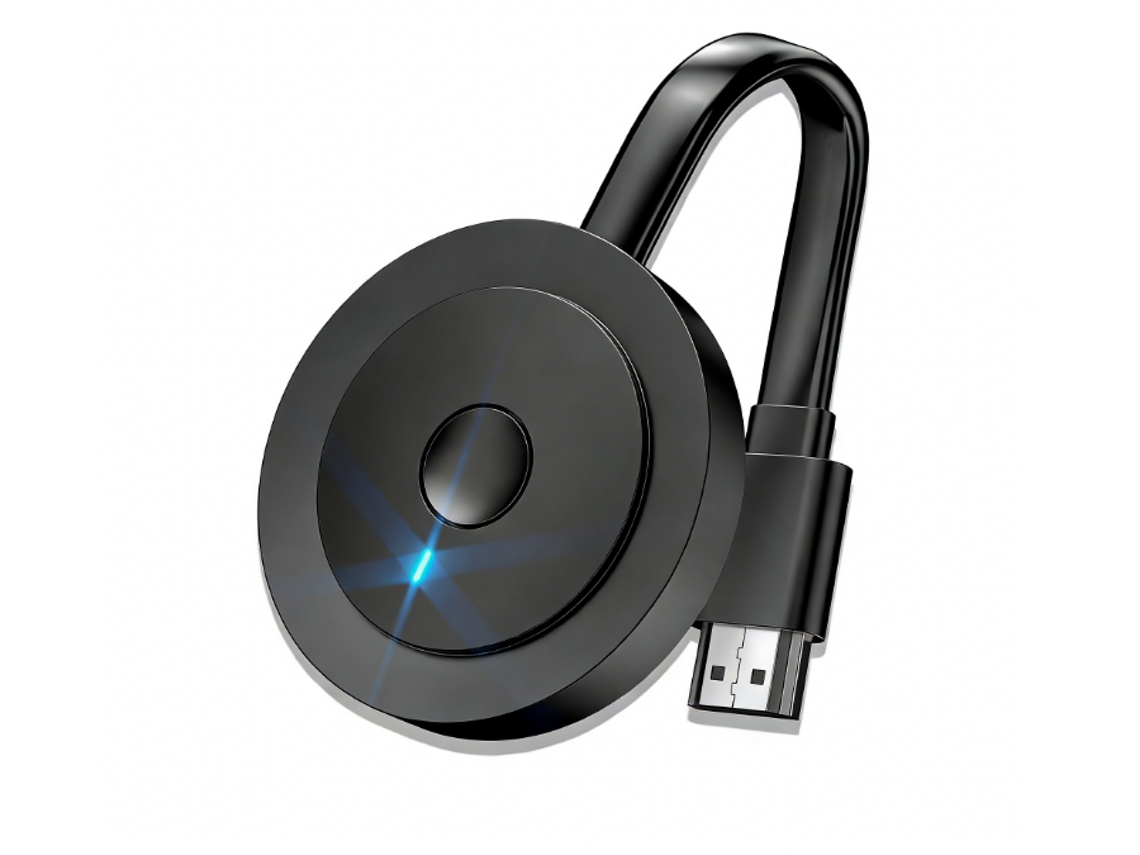Adaptador HDMI inalámbrico con Miracast y Wi-Fi para Android/Windows/Mac, compatible con PC/HDTV/Monitor/Proyector ZYBLSSBB