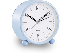 2026-reloj Despertador Analógico 4 Pulgadas Silencioso Con Luz Nocturna Batería Diseño Simple Para Dormitorio Azul Cielo