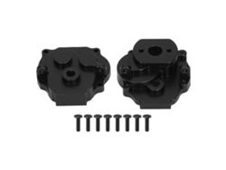 Caja De Engranajes De Aluminio Para Rc Crawler Resistente A Choques Compatible Con Traxxas 1/18 Trx4m Negro