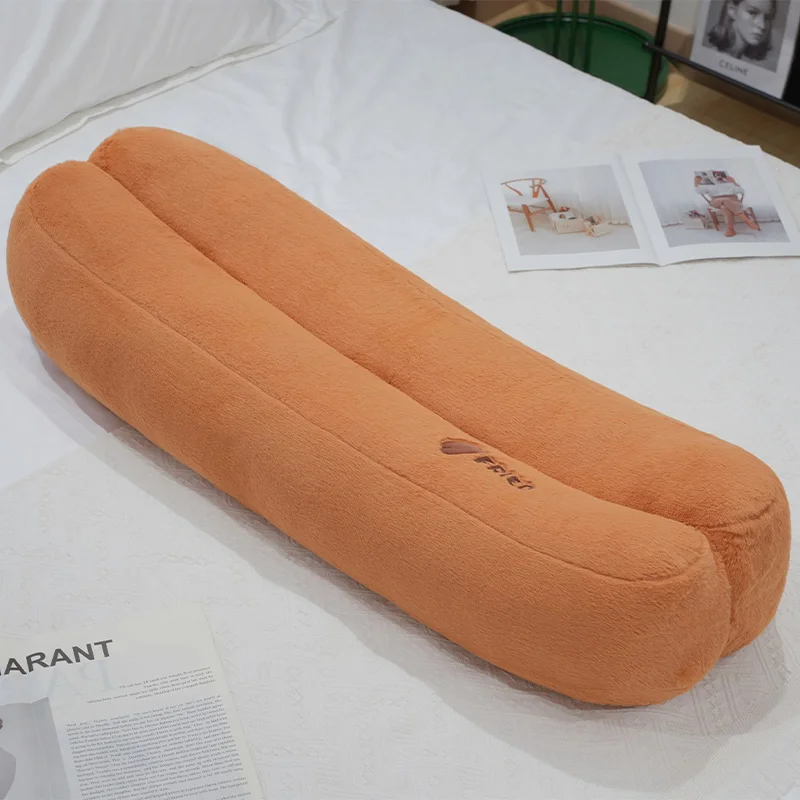 (marrón, 100 Cm) Cojín Creativo Para Adultos Con Forma De Palito De Masa Frita, Cojín Para Sofá, Almohada De Empuje