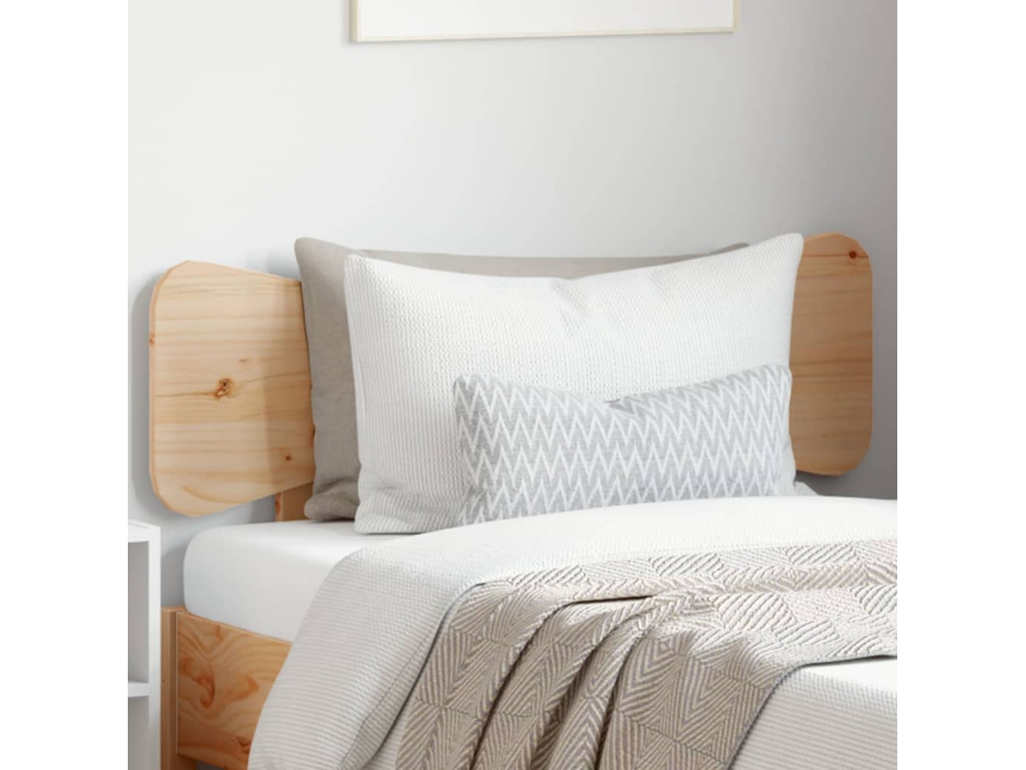 Cabecero De Madera Maciza De Pino 75 Cm