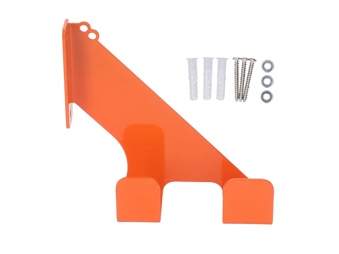 Soporte De Pared De Acero Resistente Para Motosierra Con Gancho De Almacenamiento Para Garaje Y Granero.