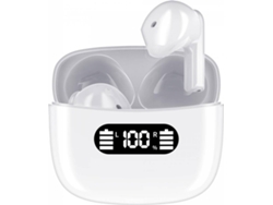 Auriculares Bluetooth True Wireless NK-TW2128 (In Ear - Micrófono - Blanco)