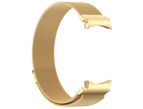 EKO Pulsera milanesa de acero inoxidable para Samsung Galaxy Watch 4 / 5 / 6 Dorado
