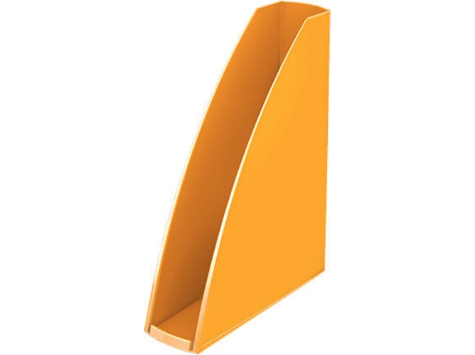 Porta-Revistas LEITZ WOW Naranja (31.2 x 7.5 x 25.8 cm) — Plástico | Lomo: 75 mm