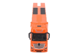 Remolque De Plataforma De Juguete A Escala 1:50, Modelo Estático En Color Naranja, Para Niños De 8 Años En Adelante.