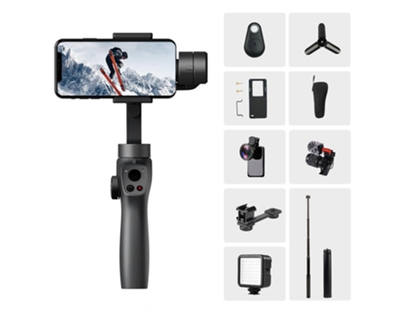 Estabilizador de Gimbal SLOWMOOSE Portátil Foco y Zoom para Smartphone