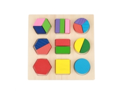 Rebe-juego Educativo De Madera Para Niños Construcción De Bloques Geométricos Juguete De Aprendizaje Temprano (3)