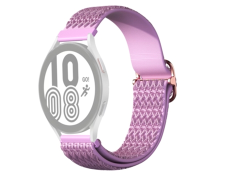 Correa de nailon 20mm ajustable para Samsung Galaxy Watch 42mm - purpúreo