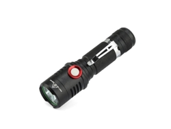 Antorcha Led 2500lumens Recargable Bolsillo Dimerización Continua Ipx8 Camping Negro Yizhood
