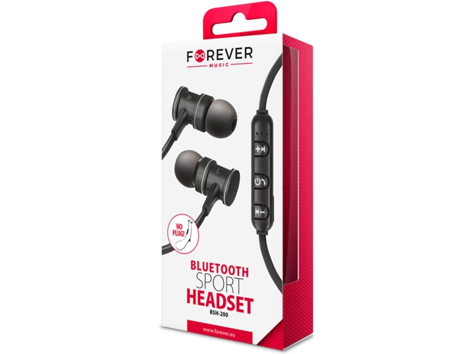 Auriculares Bluetooth FOREVER BSH-200 (In Ear)