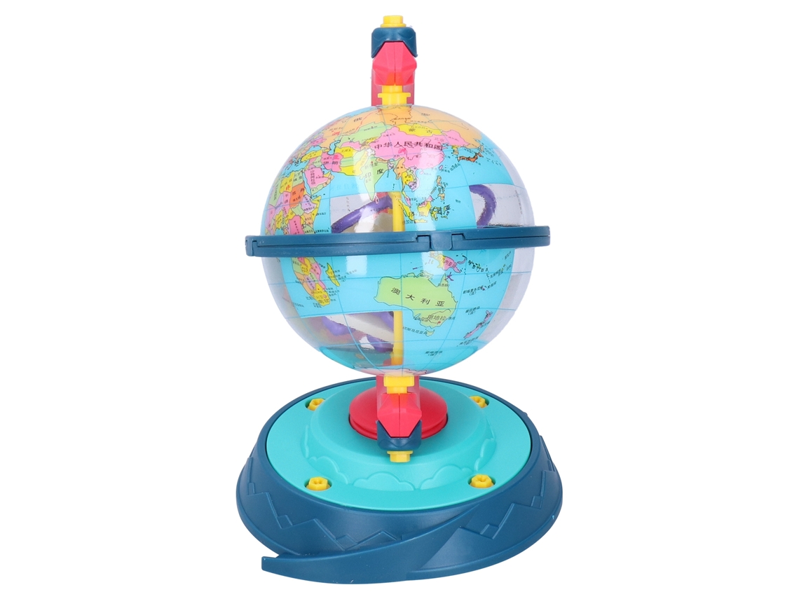 Globo Terráqueo De Juguete Para Armar Con Tuercas Para Niños. Juego Educativo Diy. Modelo Del Mundo Para Niños.