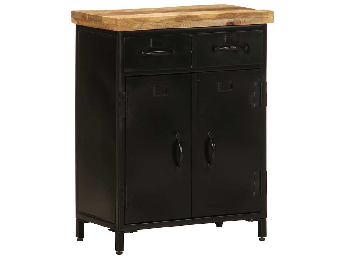 Aparador De Madera Maciza De Mango 55x30x71 Cm