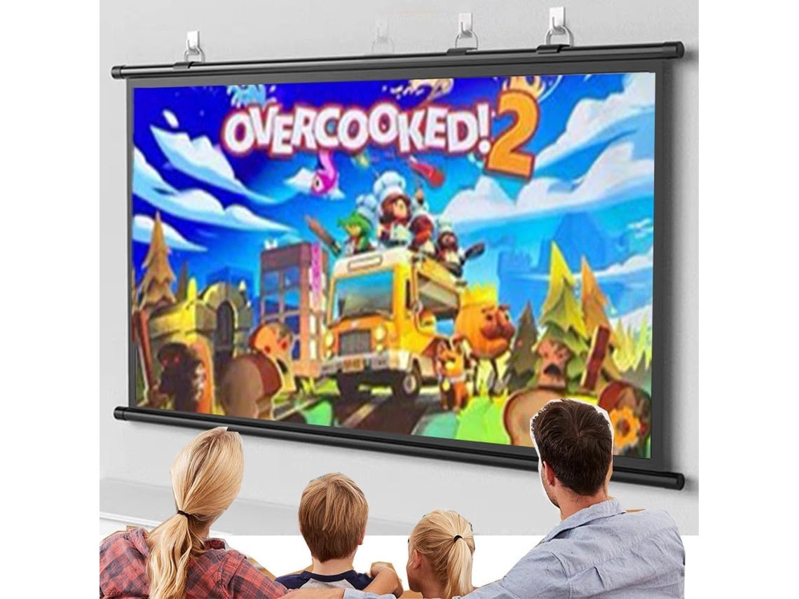Pantalla De Proyección De 40", 50" Y 60", Manual, 16:9, 4:3, Portátil, Para Cine En Casa (16:9, 30 Pulgadas),