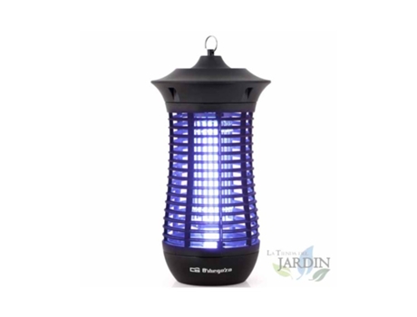Mata Mosquitos Eléctrico 18W ORBEGOZO Área De Aplicación 160 M2 Elimina Insectos Con Descarga Eléctrica.