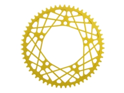 Vlrla-placa De Cadena Bicicleta 56t Aluminio Ligera Resistente Al Desgaste, Piñón De Disco Sencillo Accesorio Bicicleta Amarillo