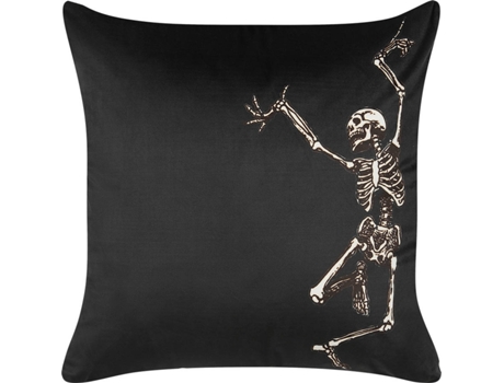 Cojín de terciopelo negro 45 x 45 cm BELIANI Medves