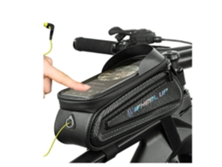 Bolsa para cuadro de bicicleta impermeable USHION con soporte para teléfono.